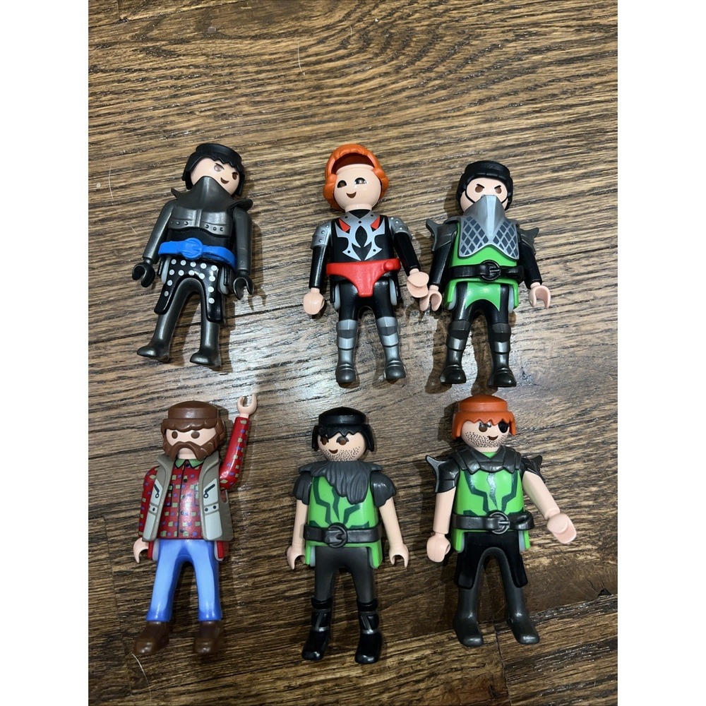Vintage PLAYMOBIL Figures Lot Of 6